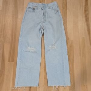Levis Premuim Ribcage Straight Ankle